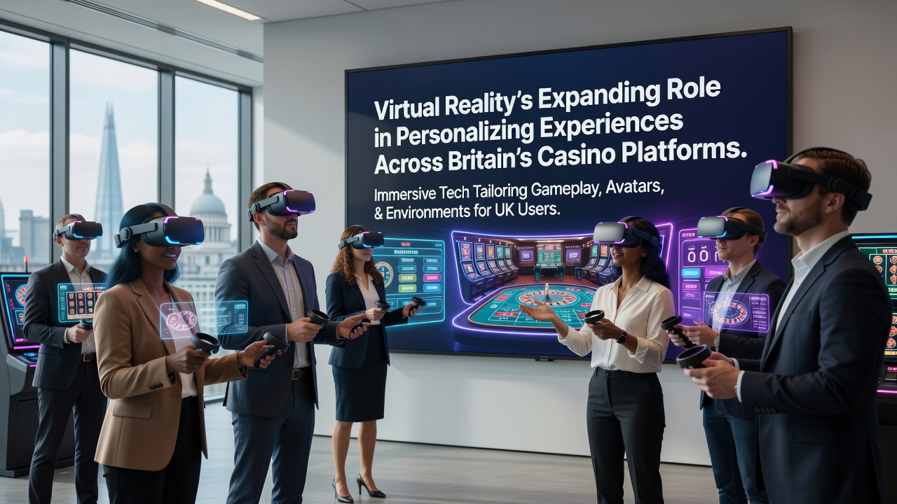 Personalized virtual casino lounge with tailored game selections and ambient settings